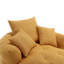Fauteuil-lit circulaire en chenille Fluffy avec housse amovible, aucun assemblage requis pour un confort et un style instantanés.-450741731