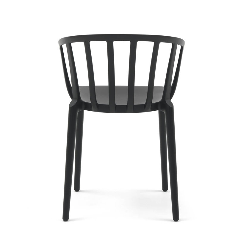 Venice Outdoor Dining Armchair, Mat Black