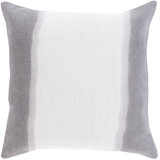 Striped 100% Linen Reversible Throw Pillow