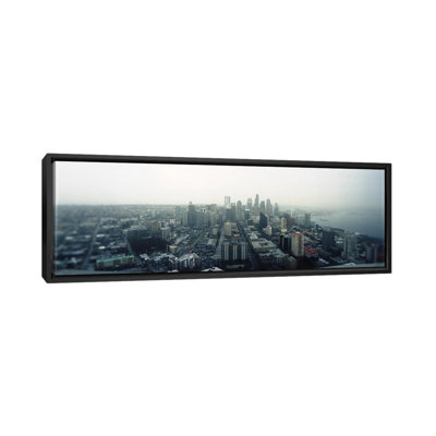 " City viewed from the Space Needle, Queen Anne Hill, Seattle, Washington State, USA 2010 " Color Photography Print