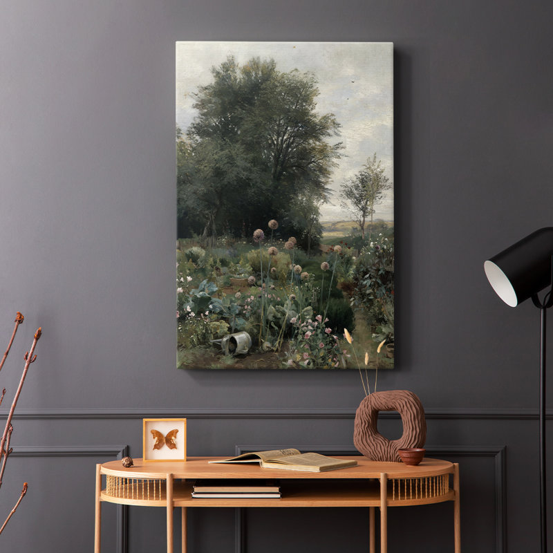Paysage rétro CLX III - galerie Cavas, H 48 po x l 32 po