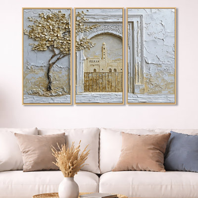 Morocco Gold Fez Medina - Morocco Wall Art Set