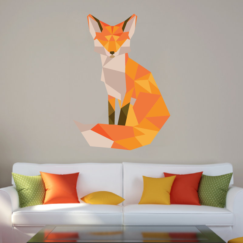 Animals Wall Decal, 20" H x 16" W
