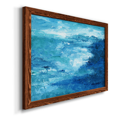 Crashing Waves II - Peinture sur toile encadrée