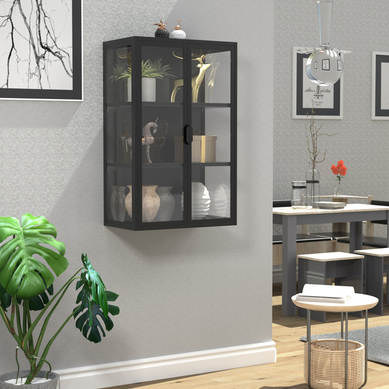 Pelico Display Cabinet, Black