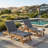 Outdoor Chaise Lounge Cushions Set of 2, Tri-Fold Water-Resistant Replacement Cushions for Patio Lounger Chairs with Hook-and-Loop Fasteners-129859816