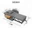 Canapé-lit convertible simple en futon 3 en 1 avec support pour téléphone-118091426