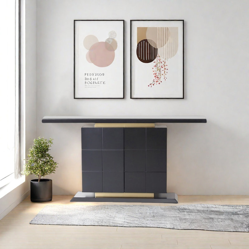 Console Modern Luxury, H 33,46 po x l 55,12 po x P 15,75 po