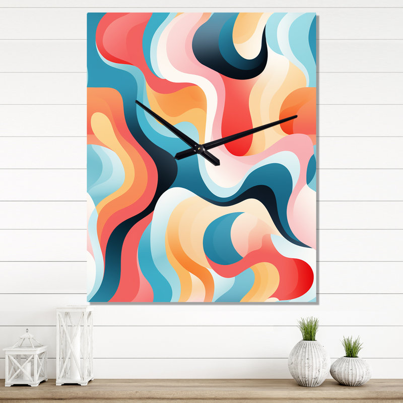 Jamarien - Horloge murale abstraite, Grand