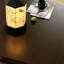 Table basse carrée noire de style Wabi-sabi-697291453