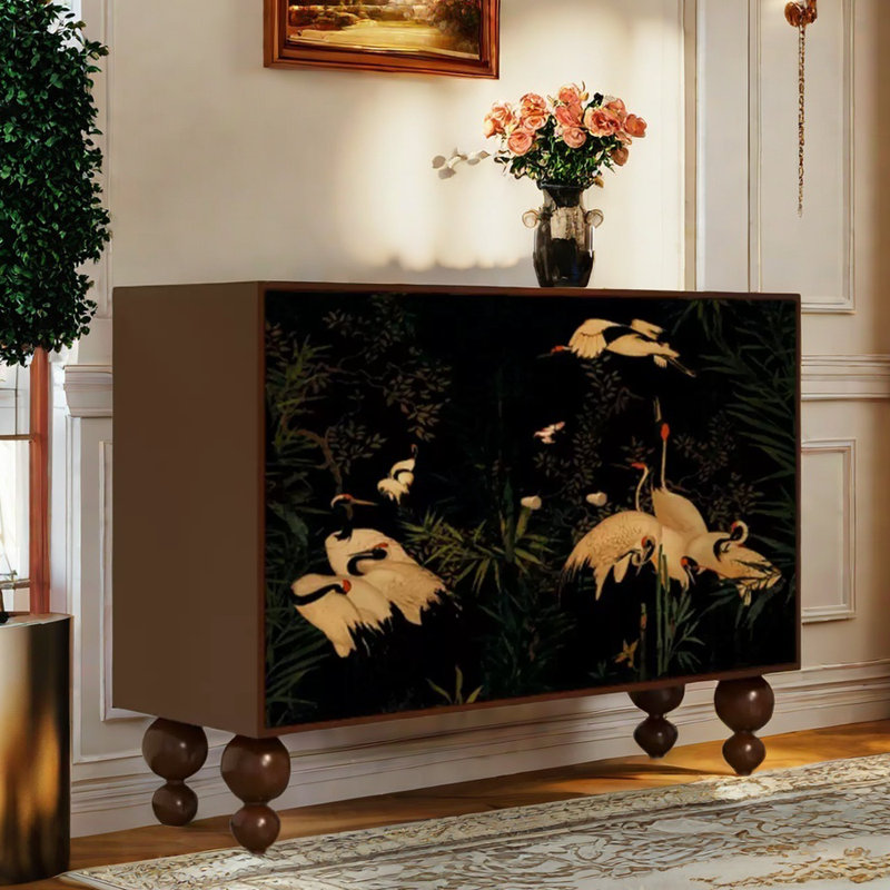 Armoire d'appoint, Noyer / noir