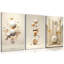 3Pcs Modern Three-Dimensional Geometric Spheres Canvas Wall Art Abstract Luxury Beige Wall Decor Pictures.-962855933