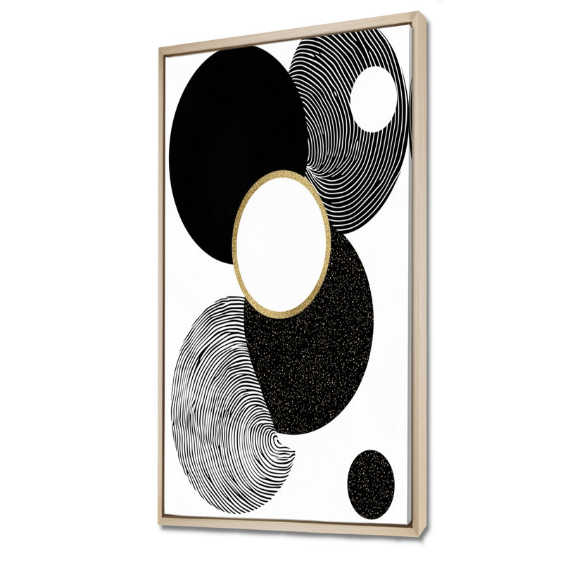 Coalmont - Abstract Wall Art Living Room, H 60 po x l 28 po, Reproduction encadrée sans passe-partout, Crème, crème