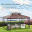 Bertha Gazebo Replacement Canopy-16193307