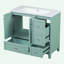 Meuble-lavabo moderne avec chargement USB-612878261
