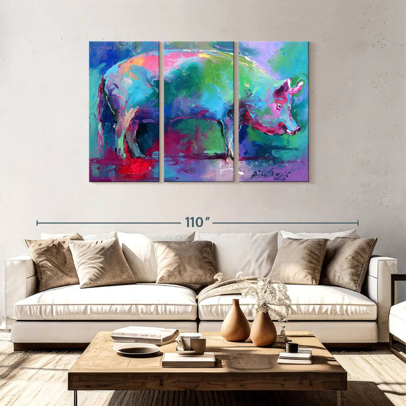 Brampt Pig II, 48" H x 74" W