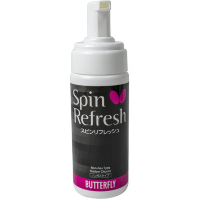 Butterfly Spin Refresh (Professional Foam Type Rubber Cleaner) - Cleaning Rubbers On Your Table Tennis/Ping Pong Paddle, Helping Maintain The Tackiness Of The Rubber And Make Rubber Last Much Longer
