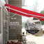 Auvent rouge vin rétractable avec cadre en aluminium massif et résistance 12 pi x 10 pi pour patio. Manivelle manuelle. Cadre 280g / m², cadre. Terrasse, balcon, cour. Réglable. Réduit la chaleur. Couleur