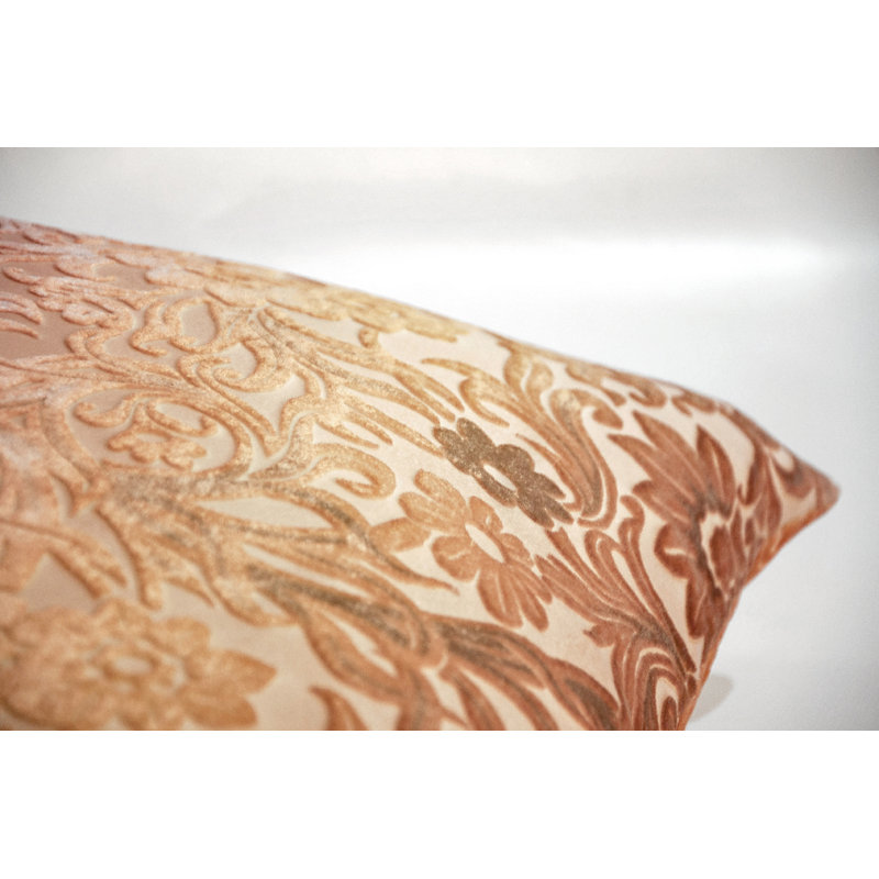 Prospect Park Square Velvet Pillow Cover & Insert, 20" x 20", Sunstone