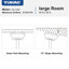 Ventilateur de plafond intelligent 72 po Nickel brossé avec télécommande