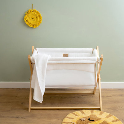 Foldable Solid Wood , Mattress Pad Included