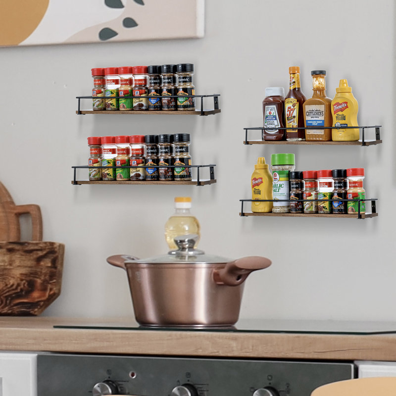 Wall Mounted Required Spice Rack