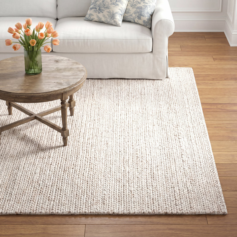 Stanwick Handmade Bleach Rug, Rectangle 8' x 10'