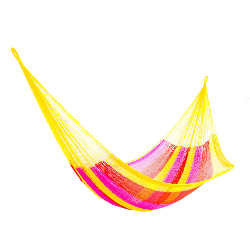 Itzel 1 Person Camping Hammock, 80" L x 47" W, Pink