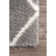 Tapis gris à poils longs Aviel