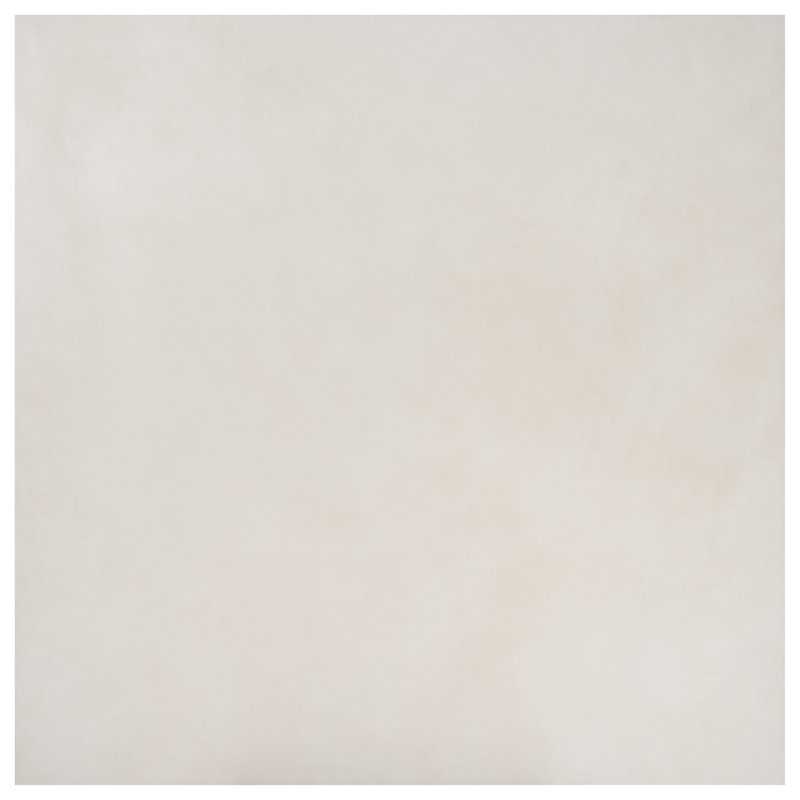 Clay 47x47 Matte Concrete Look Porcelain Tile, White