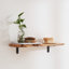 Irregular Wood Floating Shelf
