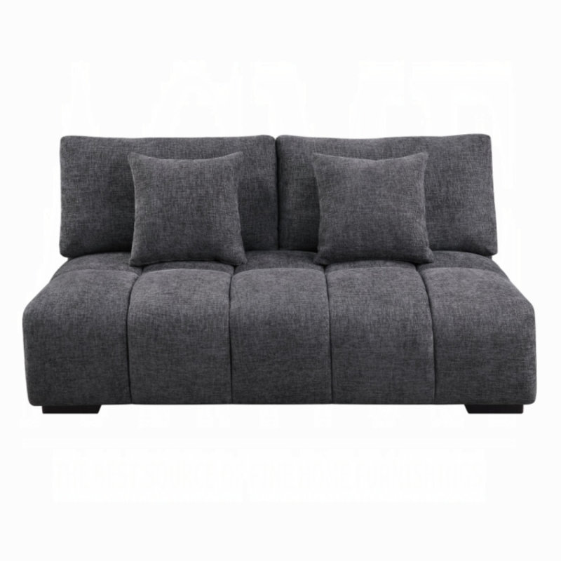 Causeuse modulaire avec 2 coussins Otterson