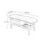 Table basse en osier de style rétro-1382979032