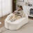Upholstered Chaise Lounge Chair Indoor With Pillow Chenille Chaise Lounge Fluffy Reading Chairs For Office Living Room Bedroom Relaxing-1318007128