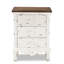 Table de chevet 3 tiroirs Audet