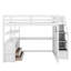 Lit mezzanine double avec bureau et tablettes-1101488713