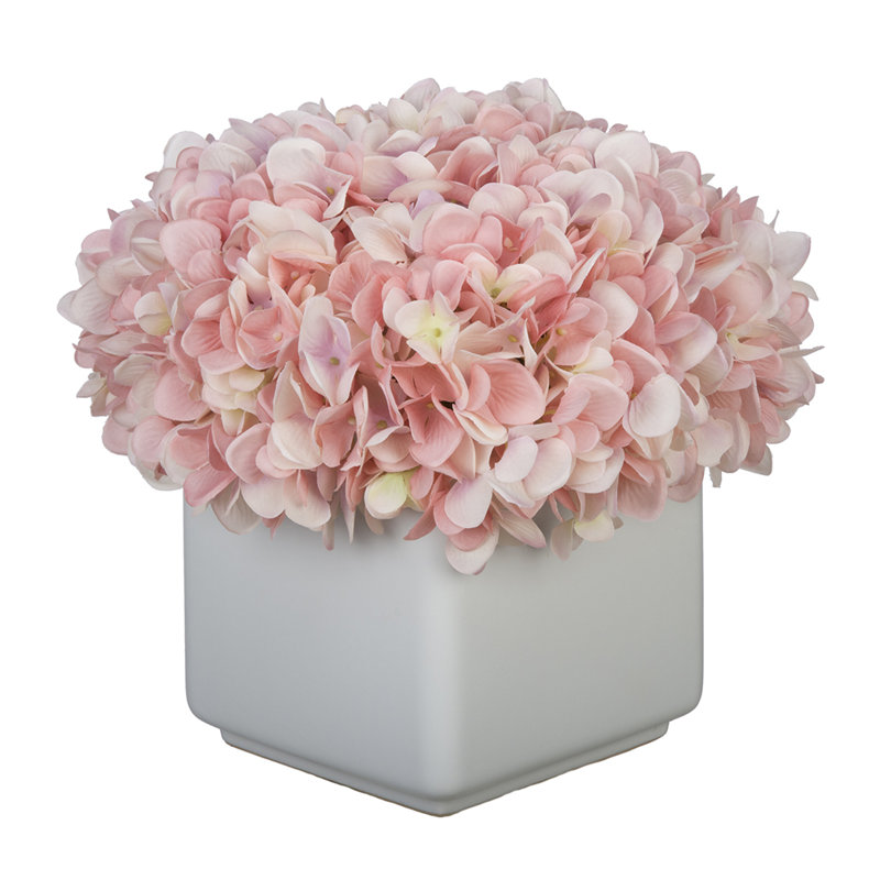 Hydrangea Arrangement, Baby Pink