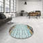Tapis bleu/brun contemporain-45737091