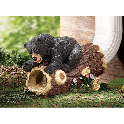Bear Gutter Downspout Extension Decorative Statue -  Millwood Pines, C27004005E804F4383E6653FCA35BF52