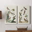 Oiseaux antiques dans la nature - Toile tendue avec châssis de qualité supérieure - Prêt à être accroché-1988514349