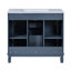 Meuble-lavabo 36 po avec lavabo supérieur, armoire de rangement moderne avec 2 portes à fermeture douce et 2 tiroirs, meuble-lavabo simple-527661543