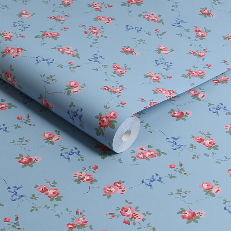 Cath Kidston Rose & Bows Navy, Blue