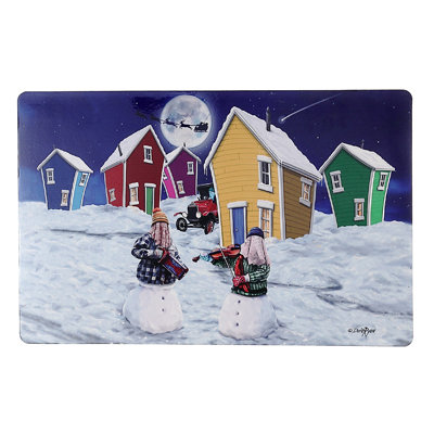 Napperon en plastique (Snowmers) - Ensemble de 12