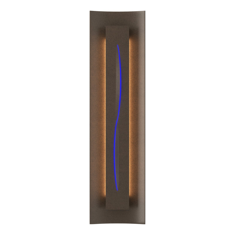 Gallery Dimmable 8 Lbs Flush Mount Scone, Blue, Soft Gold