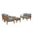Modway Marina 6 Piece Outdoor Patio Teak Set-462540477