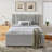Full Size Upholstered Daybed with Vertical Channel Tufted Nailhead Trim Headboard, Underbed Storage Drawers & Pull-Out Trundle Bed, Chenille Upholstery, Gray-129744499