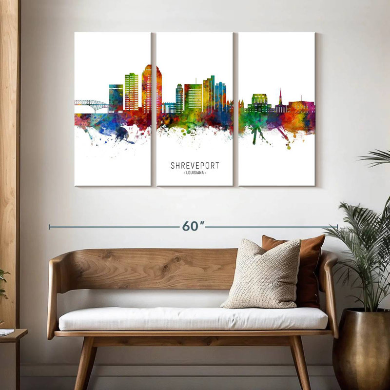 Nicci Shreveport, Louisiane, horizon I, H 32 po x l 50 po