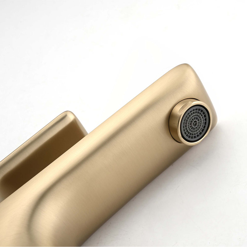 Single Handle Lavatory Basin Sink Faucet, Brushed Gold