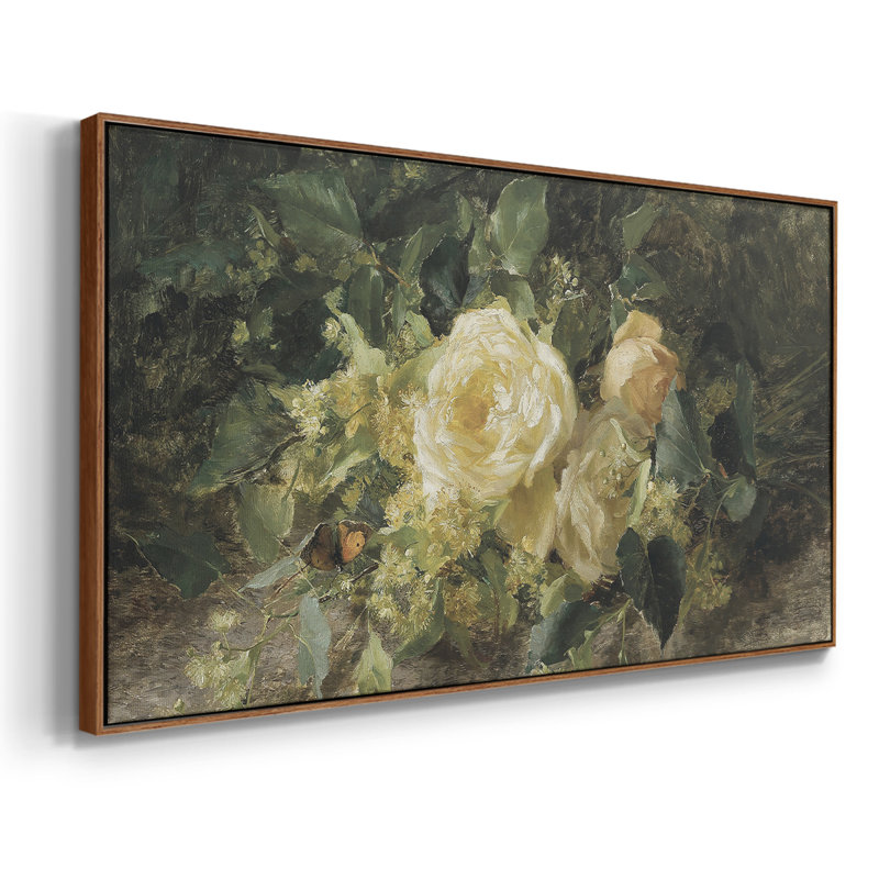 Série paysage - VMC - Toile tendue avec châssis encadré - Prêt à être accroché, H 21 po x l 41 po, Blanc