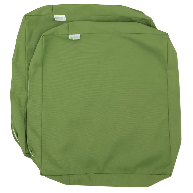 Housse de coussin d'intérieur/d'extérieur, Vert pistache, L 22 po x P 20 po